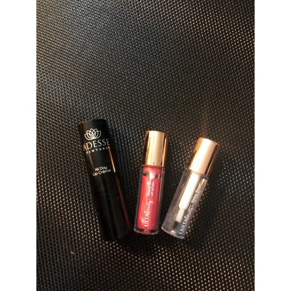 Lipstick and gloss makeup cosmetics
